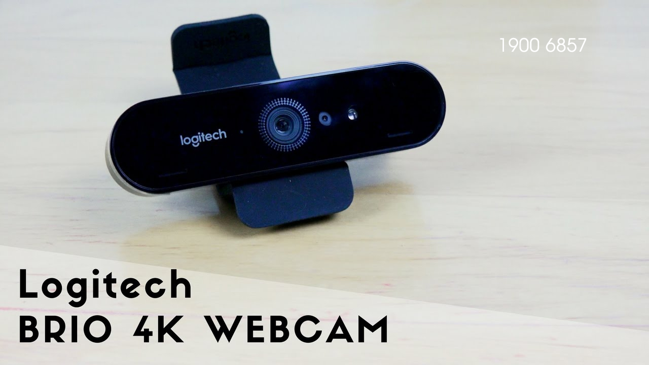 Logitech brio webcam cho phòng họp chuyên nghiệp